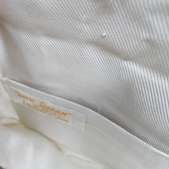 Vintage Beaded Clutch / Faux Pearl / Made in Japan - Picture 4 of 5